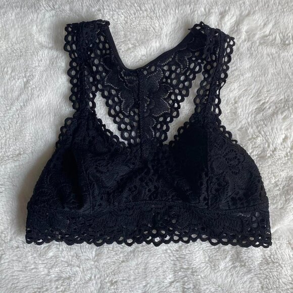 Aerie Bralette Lace Black XXL - Picture 3 of 3